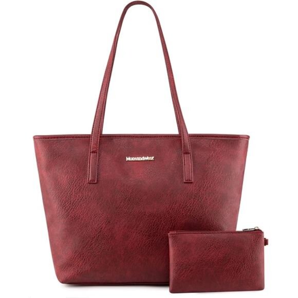 Tote Bags Vegan Leather Purses and Handbags for Women A-red - Picture 1 of 6
